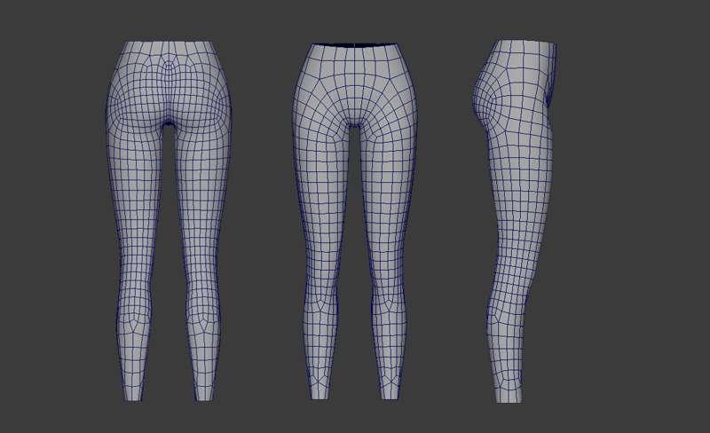 WIP - New Standard Bottom Mesh for Females