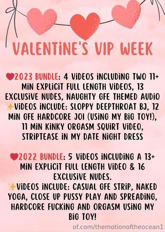 💕50% OFF Valentine's GFE VIP Campaigns 💕  Hi babe! I wanted ..