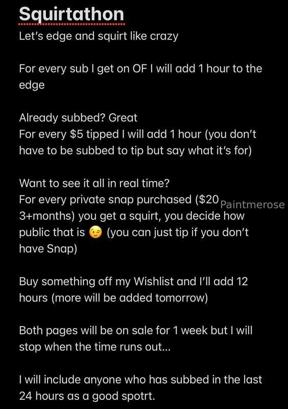 Im having a squirtathon, get me edging by subbingRead for ru..