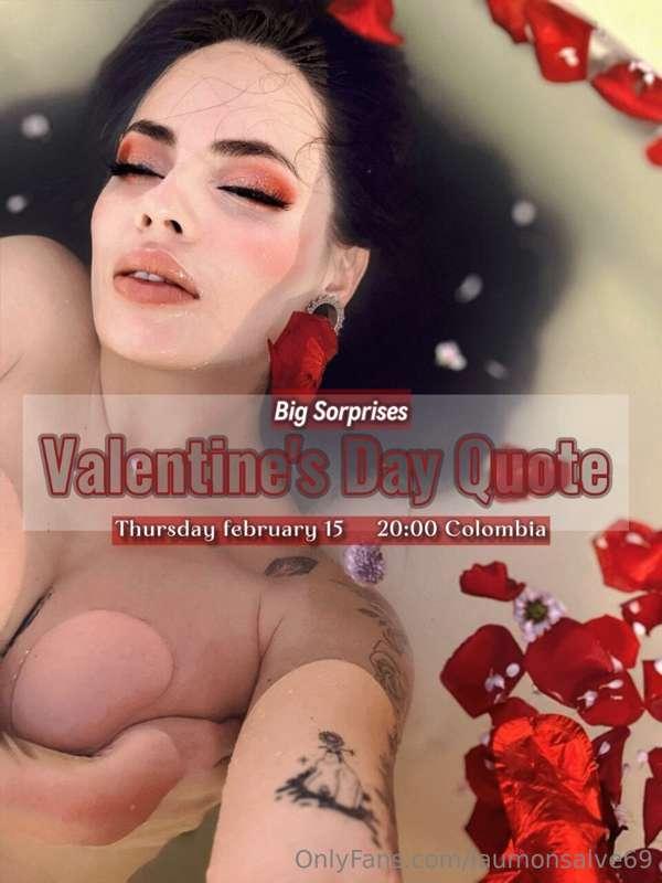 DON'T MISS MY NEXT LIVE SHOW💕😈 Valentine's theme, this Febru..