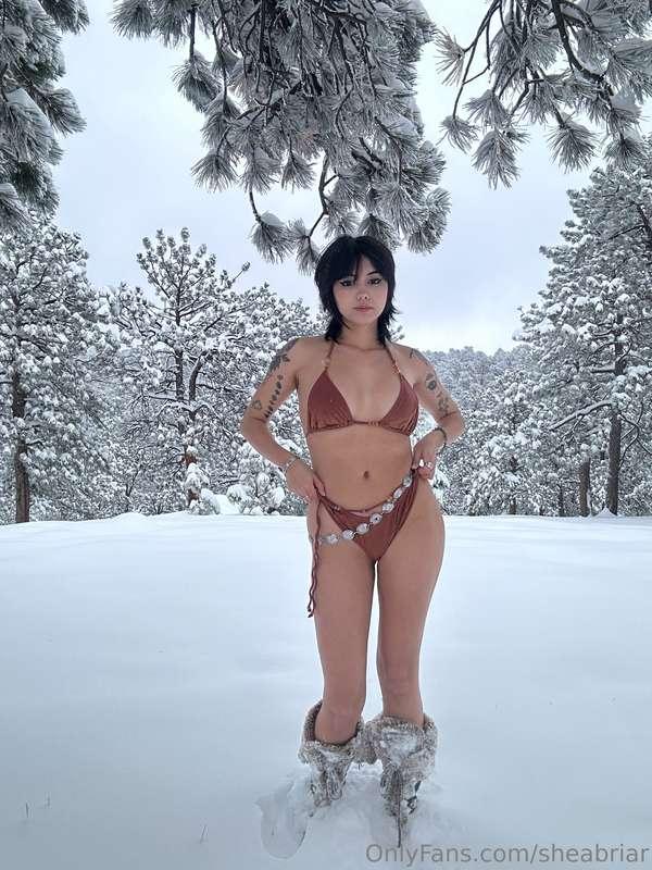 can u guess what part of my body froze the most ? :P