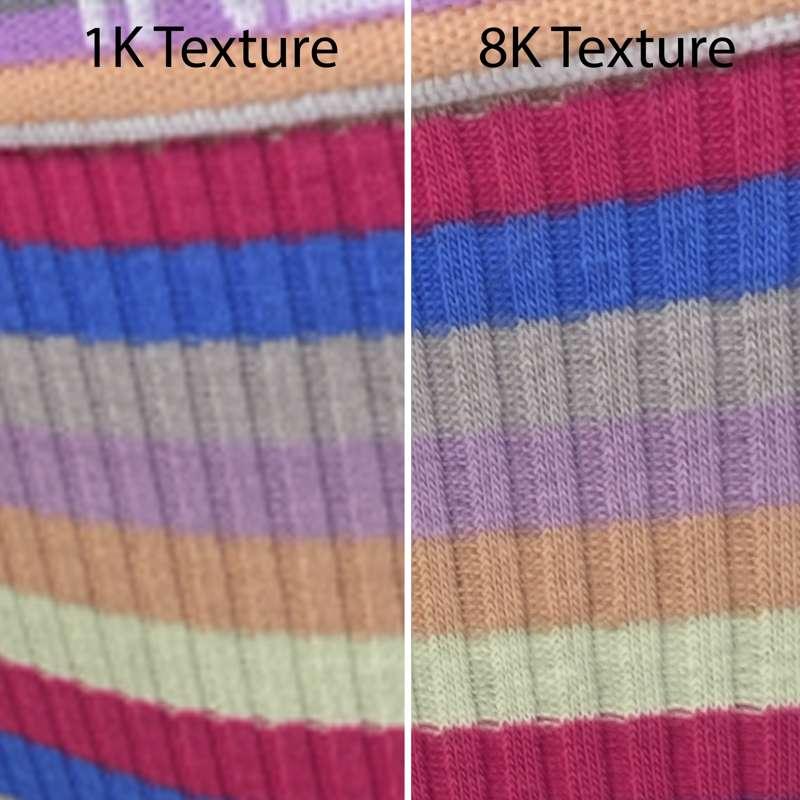 ( 1k Texture version ) Rainbow panties NO undress
