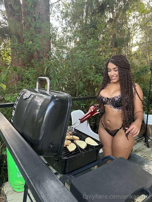 ***FUCKING MY TIGHT PUSSY AT THE BBQ PARTY*** 😈💥 all the nei..