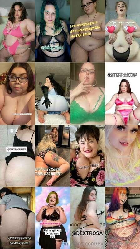 #### Fat sluts with fat butts 🍑🥵 
~~~~
🐇 @nadinesfree 🪄 
🖤 @..