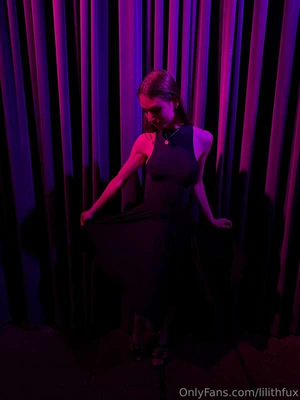 Bathed in red and blue, somewhere between soft and sinful…So..