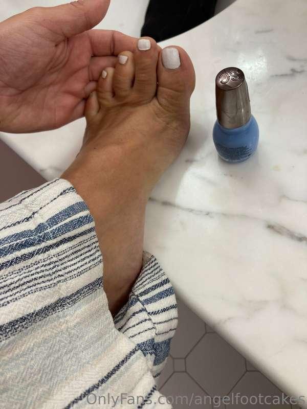 What do you think of this color for my toes? 
Take my poll a..
