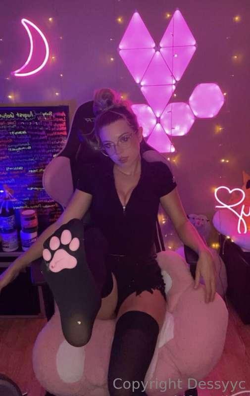 do you like my lil paw socks? 😍