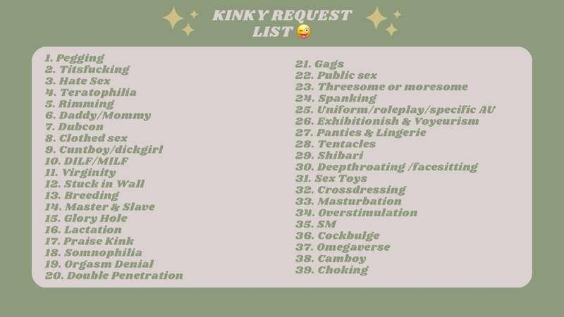 january requests :3c