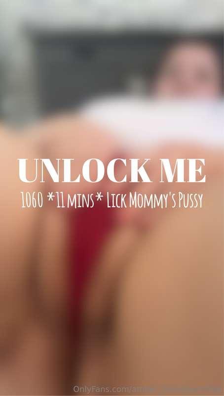 ONLY GOOD BOYS GET TO EAT MOMMY'S PUSSY, SO HAVE YOU BEEN GO..