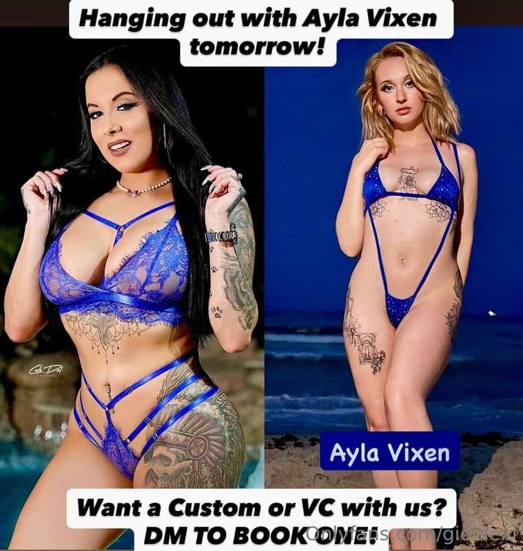 Tomorrow I will be spending the day with the gorgeous Ayla V..