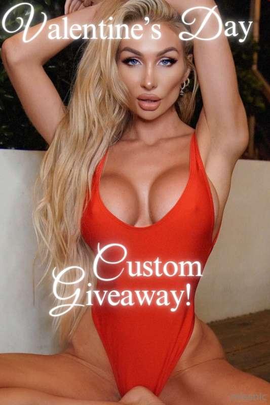 **CUSTOM VIDEO GIVEAWAY: VALENTINE’S DAY EDITION** ❤️‍🔥❤️‍🔥❤..