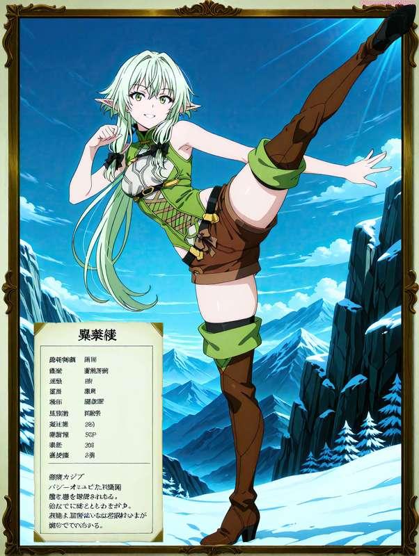 High Elf Archer of Goblin Slayer Sexy Poses [Gen 2.5]