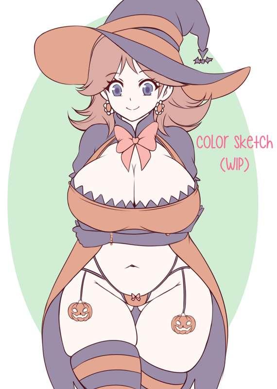 Princess Daisy～Color Skecth (WIP)