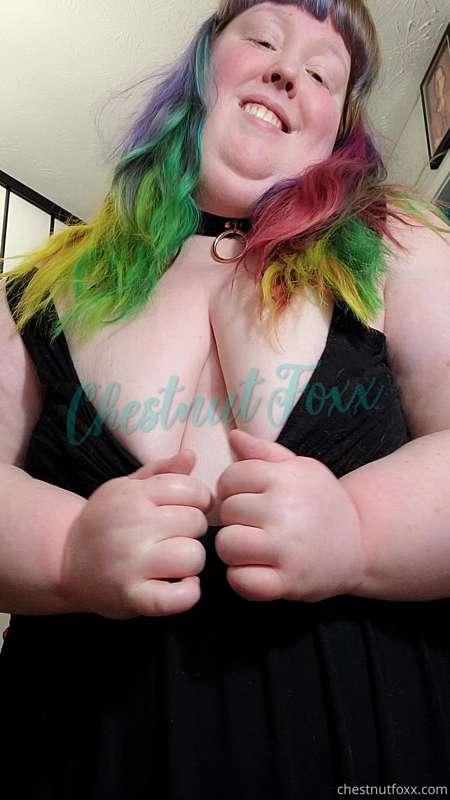 Tits out after work!