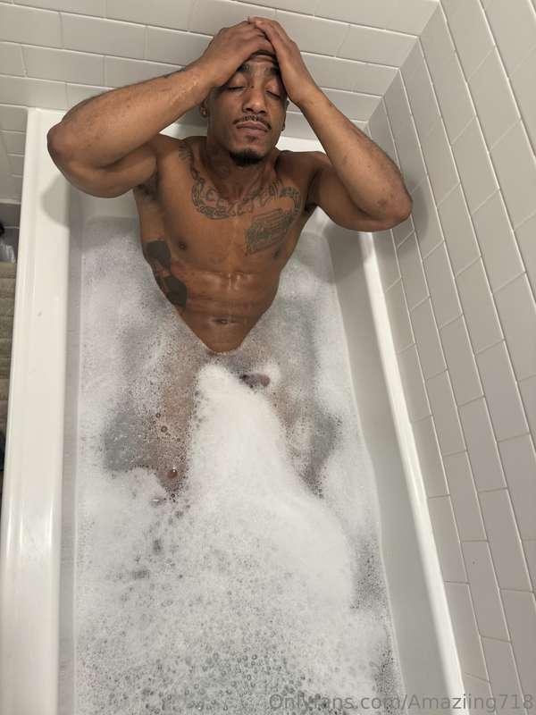 Just me, a tub full of bubbles, and no place I'd rather be....