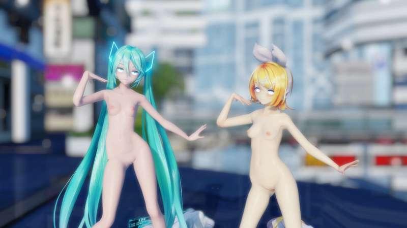 【4K Quality】 Galaxias! - Miku Hatsune & Rin Kagamine