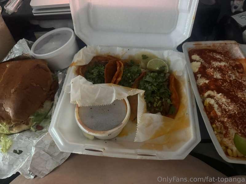 i did order an obscene amount of mexican food yesterday and ..