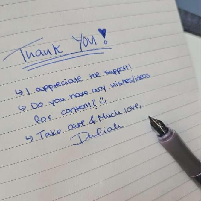 Thank you! ˚ʚ♡ɞ˚