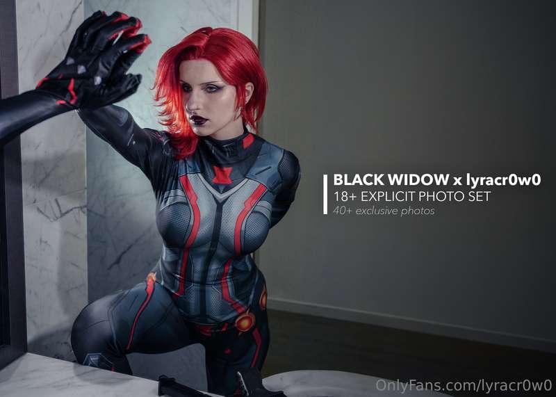 ⛓️🩸🕷️ Black Widow Cosplay PHOTO SET🕷️🩸⛓️who knows who natash..