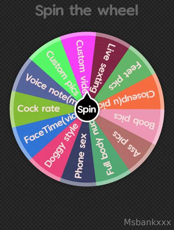 ✨Updated wheel✨

1 spin= $5
3 spins= $8
5 spins= $10