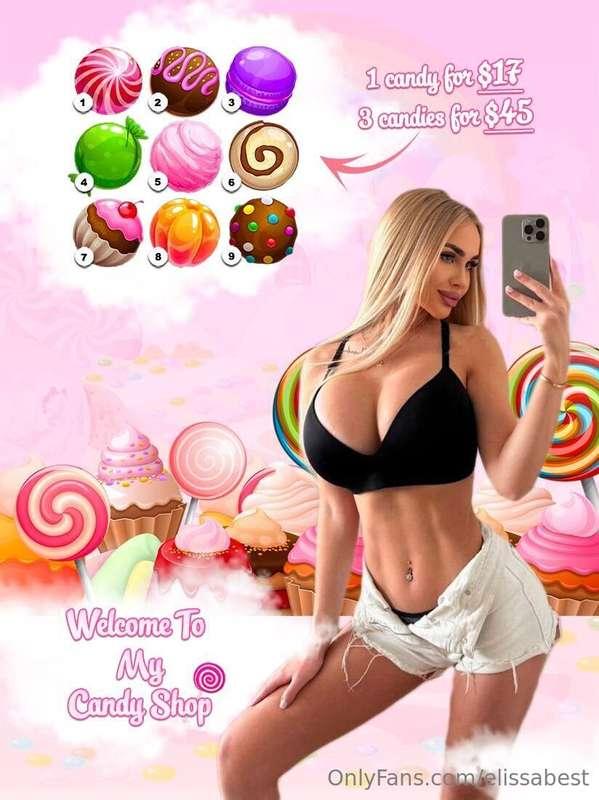 𝐂𝐀𝐍𝐃𝐘 𝐒𝐇𝐎𝐏   1 🍭 - 17$ 3 🍭 - 45 $  𝐘𝐨𝐮 𝐜𝐚𝐧 𝐰𝐢𝐧 : - 𝐟𝐫𝐞𝐞 𝐬𝐞𝐱𝐭..