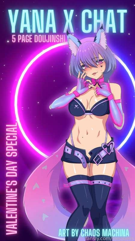 Last two pages of the Valentine's Special~ I'll be posting the audio version for all sub tiers to enjoy next Thursday &lt;3
----------------
#anime #hentai #vtuber #manga #art
