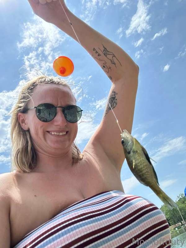 Just bc I’m proud! Used a hotdog to catch haha