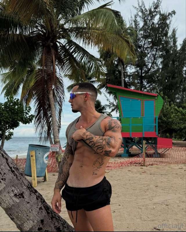 Papi en la playa 🌊