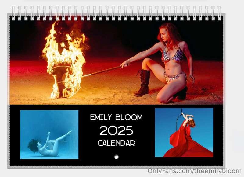 2025 bloom wall calendar is now available for purchase on my..