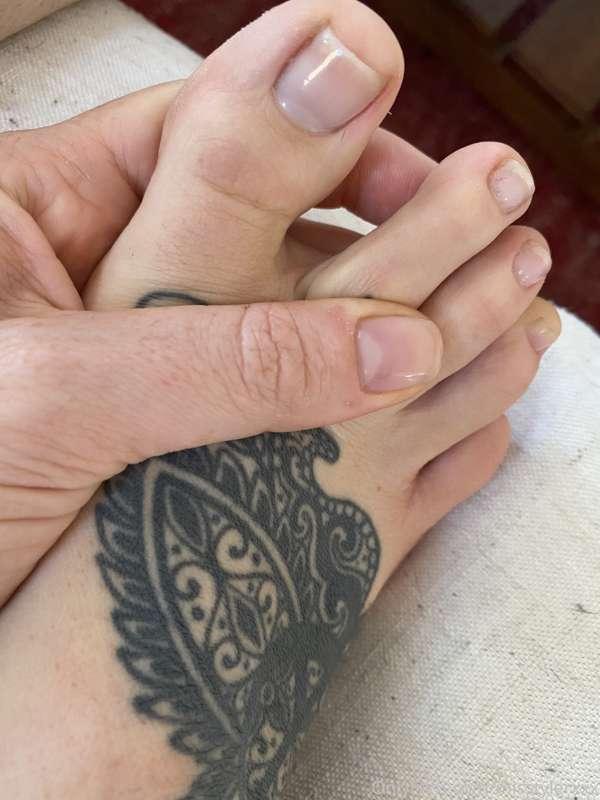 Fresh Mani/Pedi day! I’ve been all about the natural look! A..