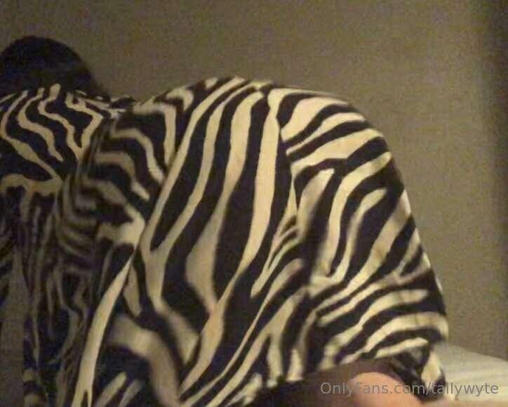 This zebra dress is my favorite to stretch my ass in!