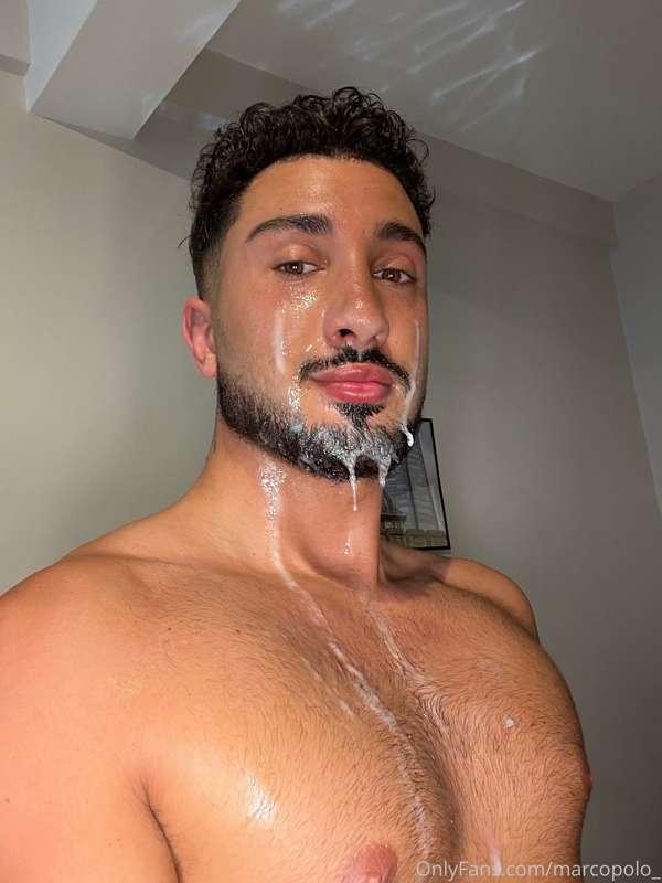 The aftermath of my gang bang 😳 posting the video tomorrow w..