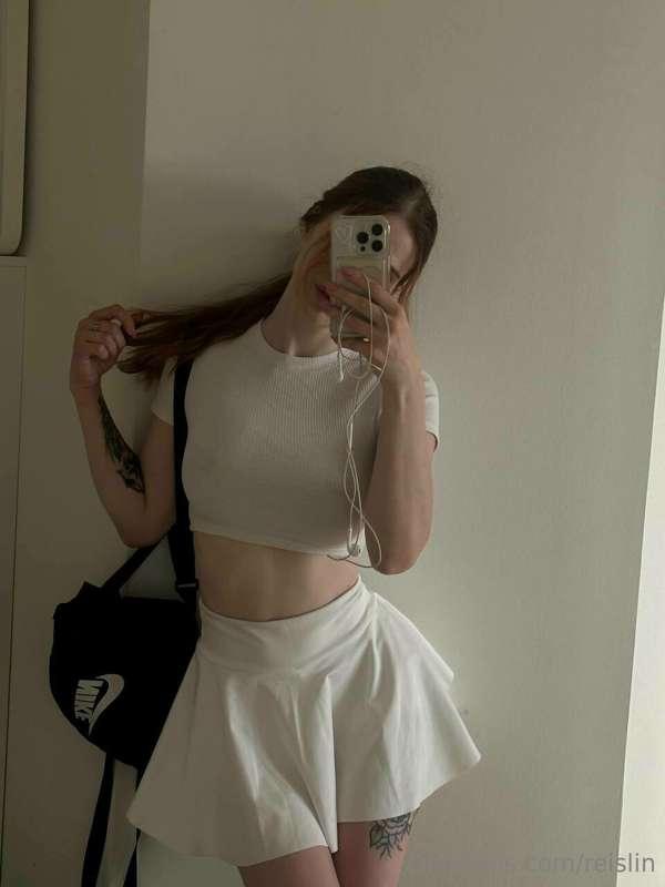 I love the color white and sporty things! They make me look ..