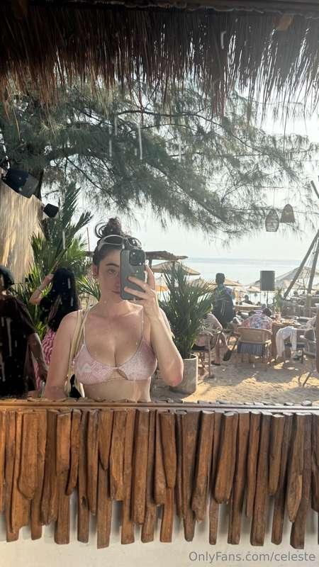 beach club was so fun ☀️🌊🏝️