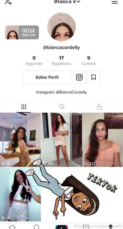 I created TikTok follow me there 💋  Criei TikTok me sigam lá..
