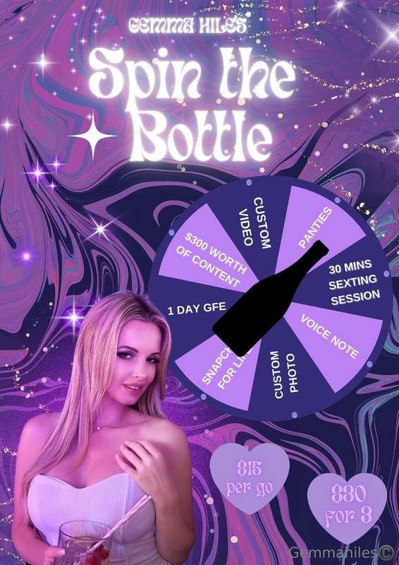 Ready to play a little dirty? 😏🔥Spin the Bottle for just $15..