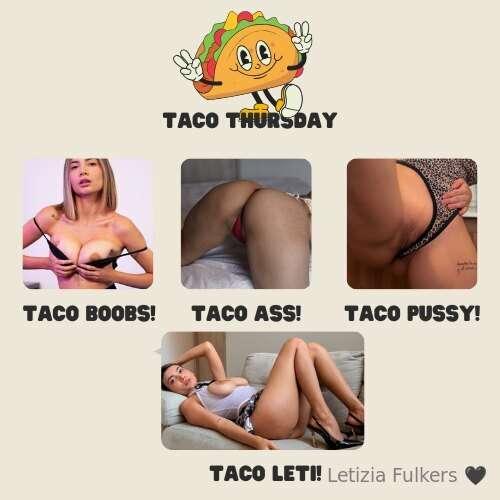 Today is not just Thursday ... it's Taco Thursday and I'm th..