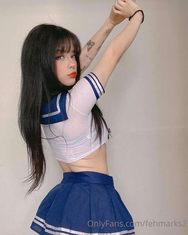 I doubt you're missing school in a uniform like that Uwu ☺️