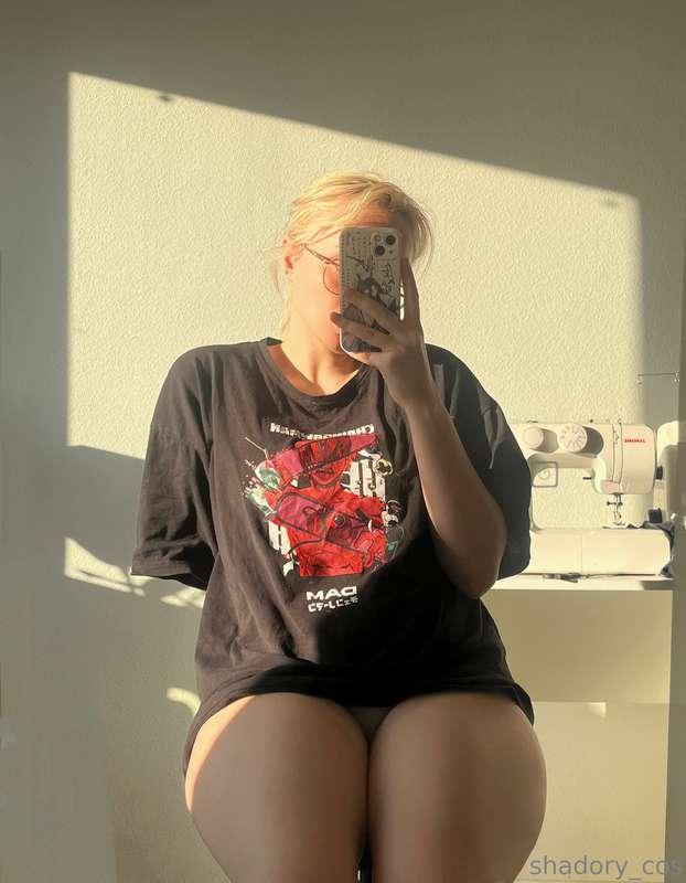 A sunny day is a great day to show off panties 🤗