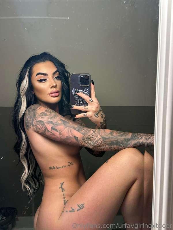 This tatted, biker hottie is ready to satisfy ALL your needs..