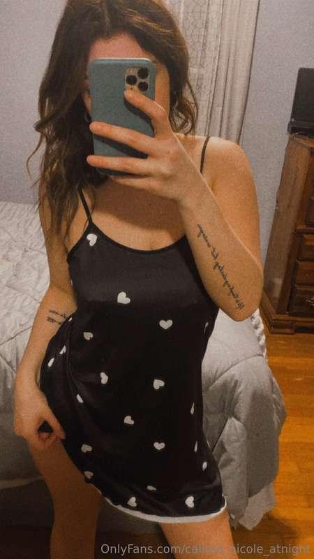 Are there panties underneath?? Tip $5 for a video to find ou..
