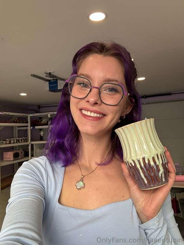 Me, pottery, and titties 🥰