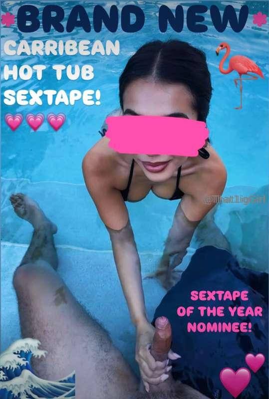 💧🦩 BRAND NEW! 🦩💧🦩💧 THE CARIBBEAN THE HOT TUB SEXTAPE! + BRAN..