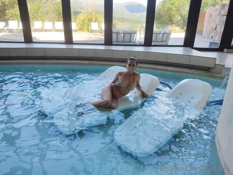 At the resort's spa enjoying the hydro circuit🩷