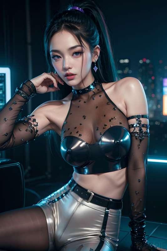 HP095 - 4K K/DA All Out Kaisa (League of Legends) 英雄联盟 (60 Images)