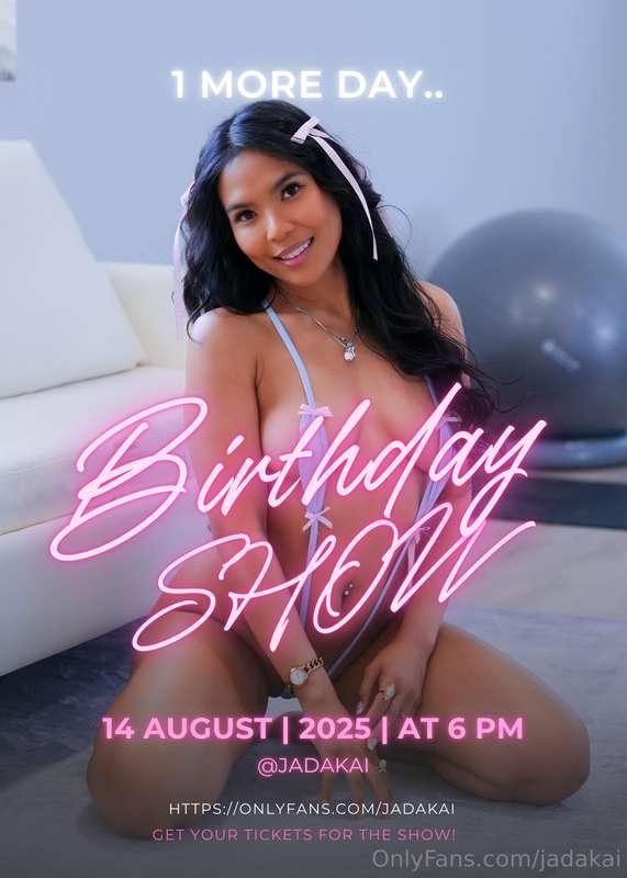 One more day until the show!💕 It’s not too late to get your ..