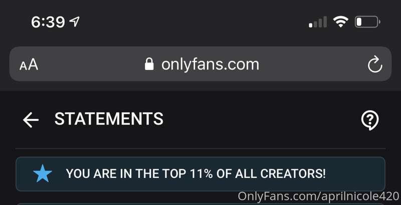 HOLY FUCK GUYS!!! 
✅ I’M AT THE TOP 11% of CREATORS! ✅ the f..