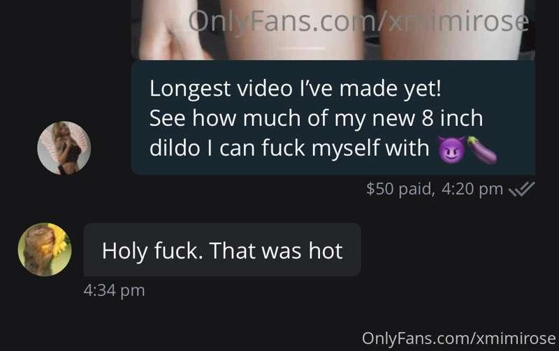 Some reviews of the video I just sent round... I promise you..