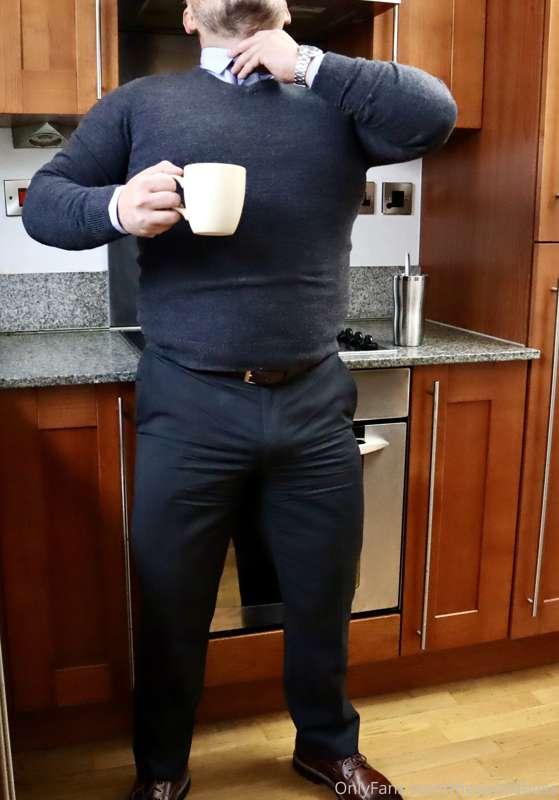 Coffee with the boss.
