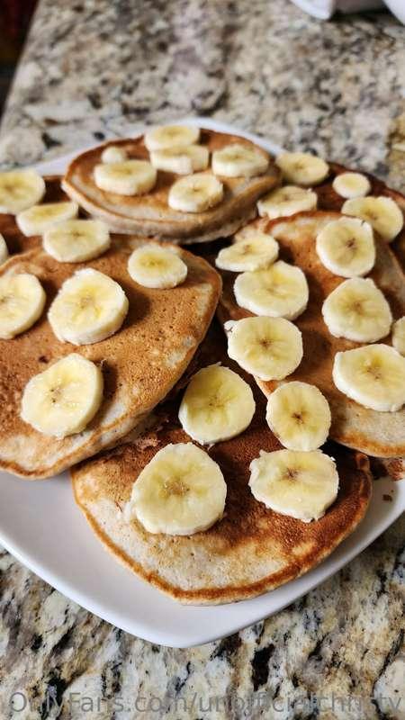 I missed banana pancake Saturday because I forgot it was Sat..